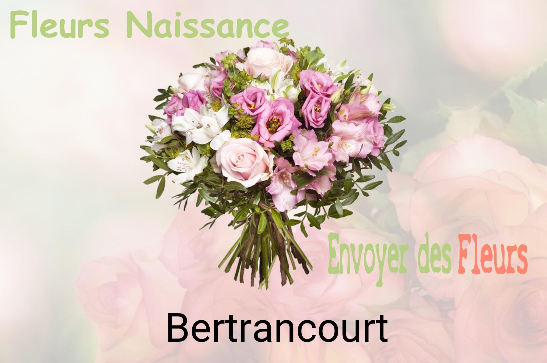 Bouquet de fleurs de naissance livré à Bertrancourt
